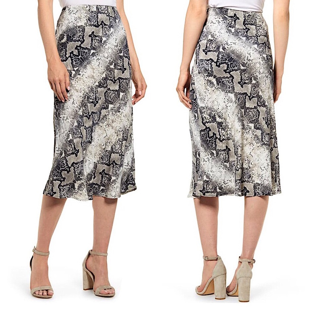 NWT Sanctuary Everyday Midi Skirt in Queen Snake